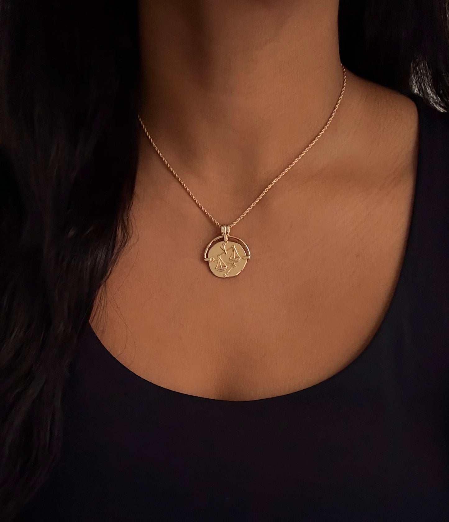 Libra Necklace – Vintage Zodiac